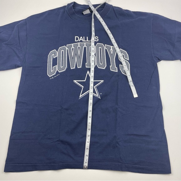 Vintage 1992 Dallas Cowboys T-Shirt Size XL Single Stitch NFL Football - Picture 7 of 9